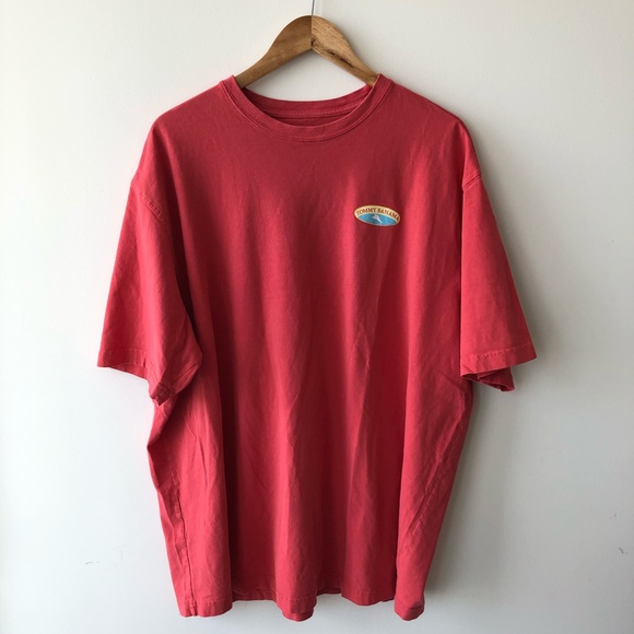 Tommy Bahama Red Graphic Tee Shirt - Picture 1 of 4